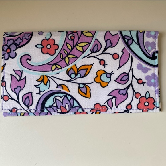 VERA BRADLEY Maddalena Paisley Soft Checkbook Cover - Picture 2 of 5
